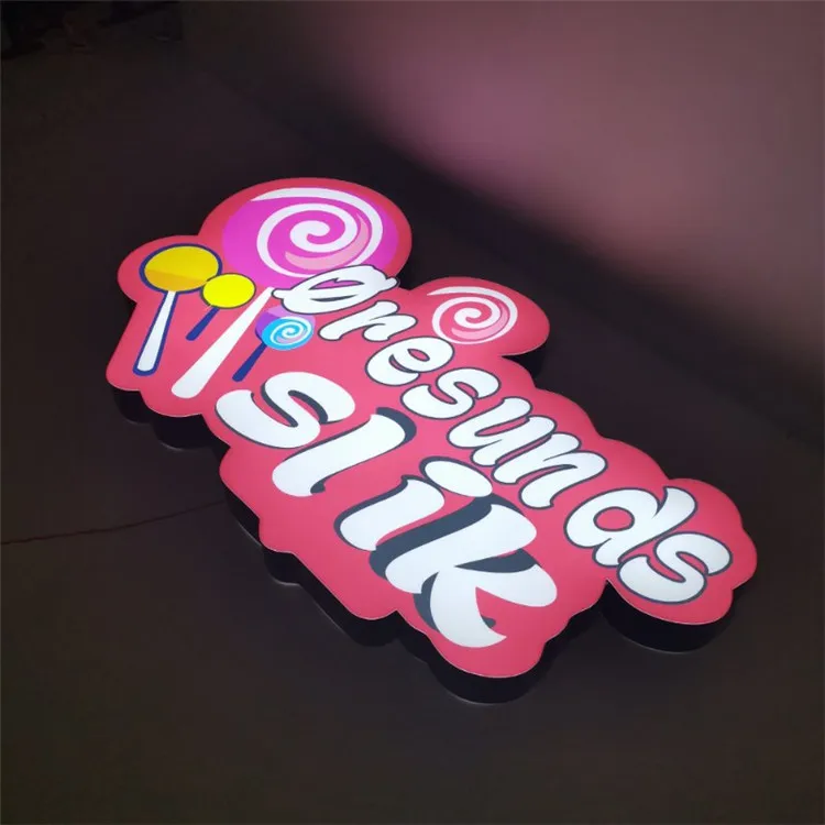 Retail Shop Front Light Box Signs Outdoor Store Letter Lightbox
