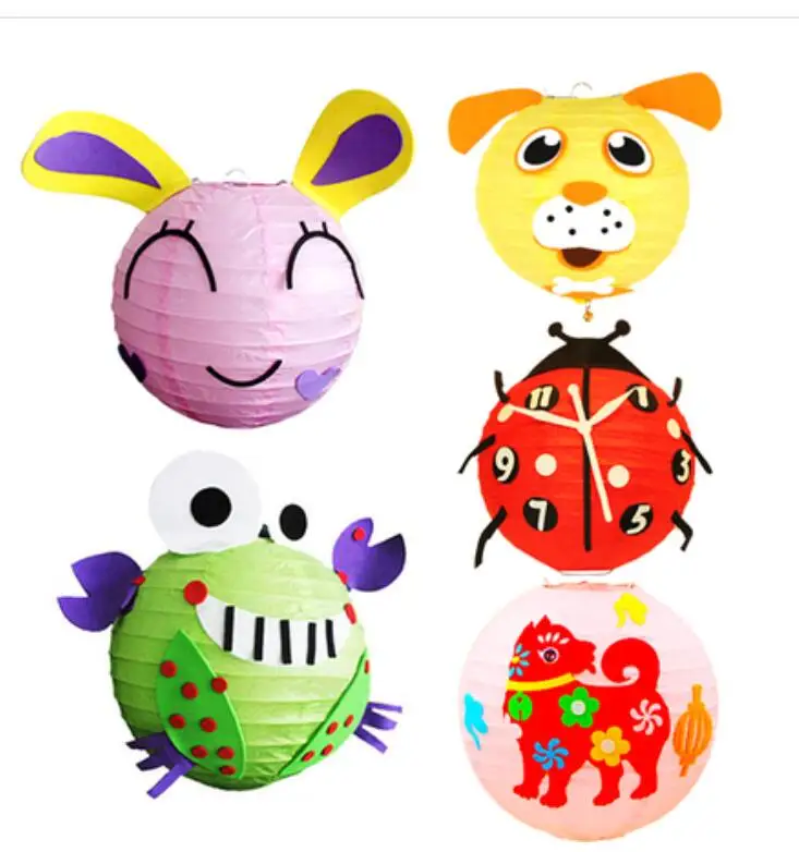 3-24 Inch Wholesale Eco-friendly Multi-colored paper lantern with led lights paper lantern lights led