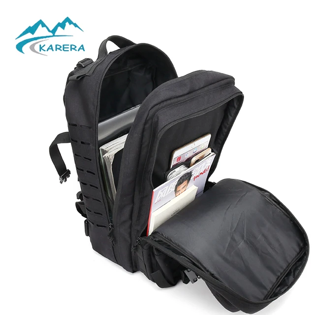 Tactical Military Assault Pack Hiking MOLLE Rucksack Laser cut Backpack