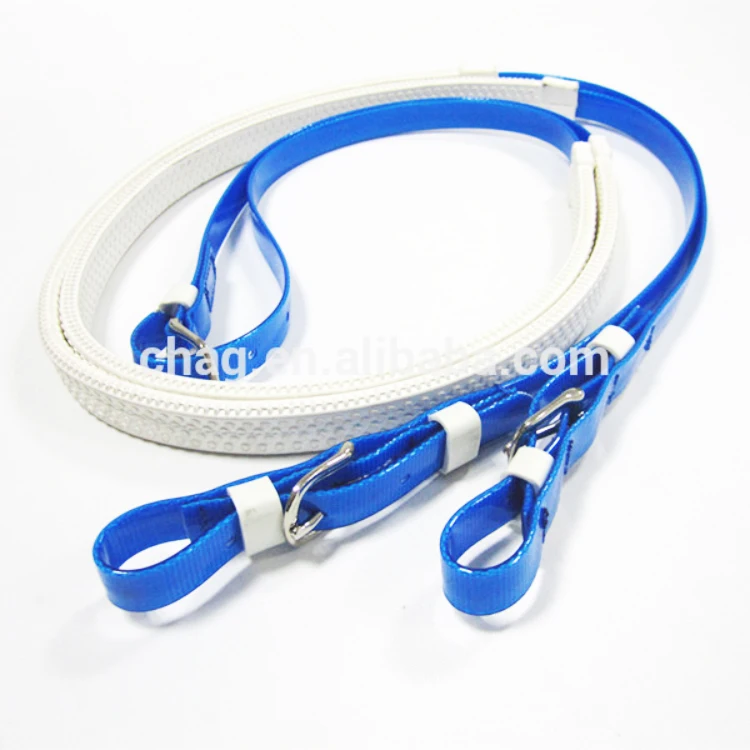 PVC Race Horse Bridle & Rubber Grip Reins with Horse Bits