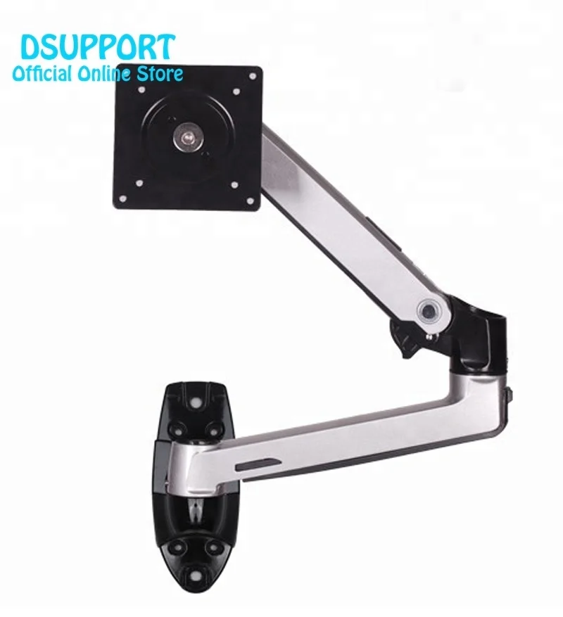 Aluminum Alloy Mechanical Spring Arm Wall Mount Laptop Holder Full Motion Laptop Mount Arm Monitor Holder/ Laptop Stand 2 in 1