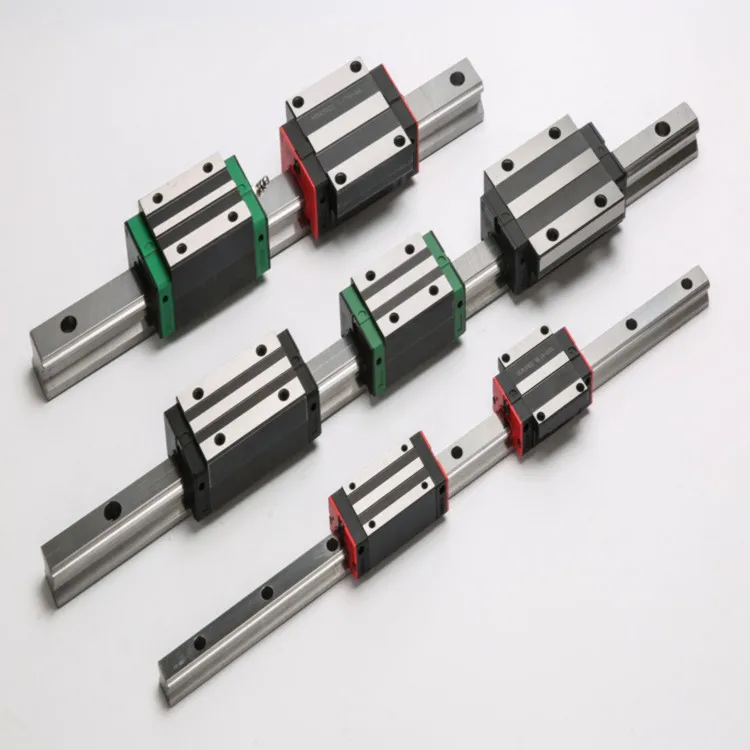 
Linear motion Guide Rail with Flange Slide block HGW20CA HGW20HC 