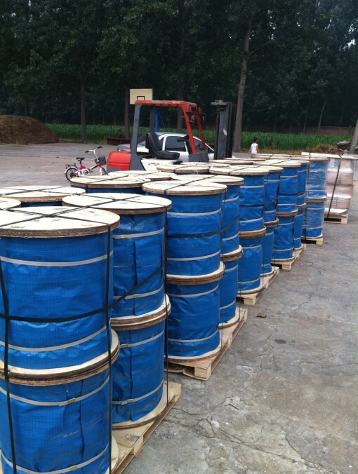 Сильный стальной трос с ПВХ покрытием 6*7 без неприятного запаха стальной трос для канатной дороги для российского рынка