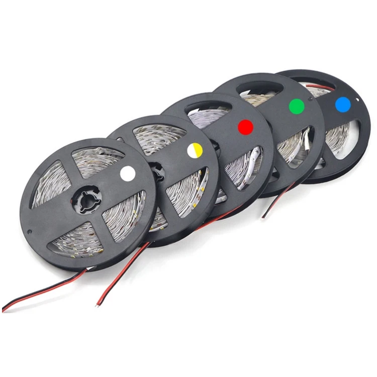 LED Tape 12V 24V SMD 2835 120LED/M 5M LED Strip Light DC 12V Tira Warm White Indoor Decor Stripe Ribbon Lighting for Show Case