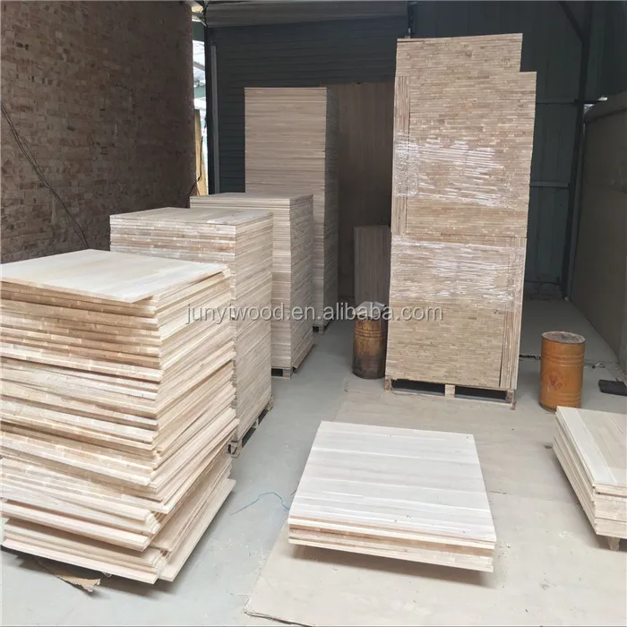 
solid wood board edge glued paulownia for sale 