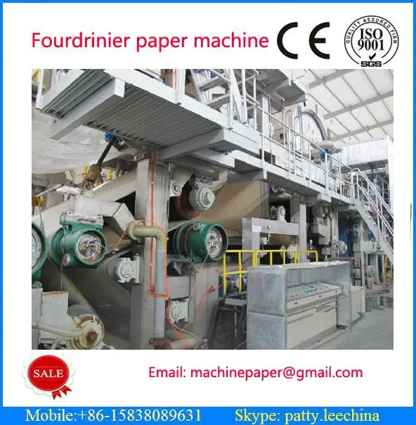 Большая емкость новое состояние 3200 мм fourdrinier тип провода бумагоделательной машины,