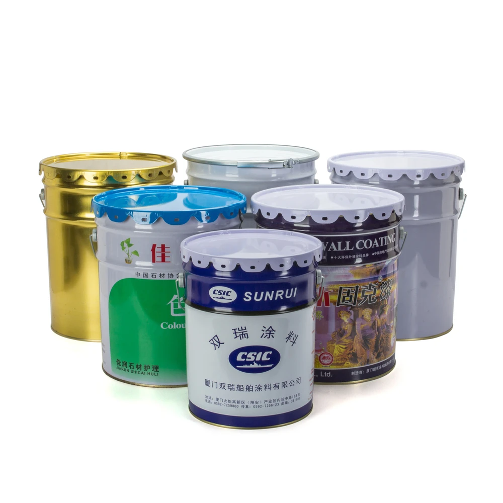 
20l printed painting paint bucket with lid manufacturer 