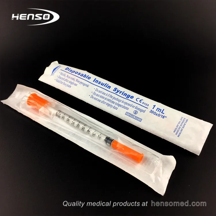 
Disposable Free Insulin Syringes With Orange Cap 