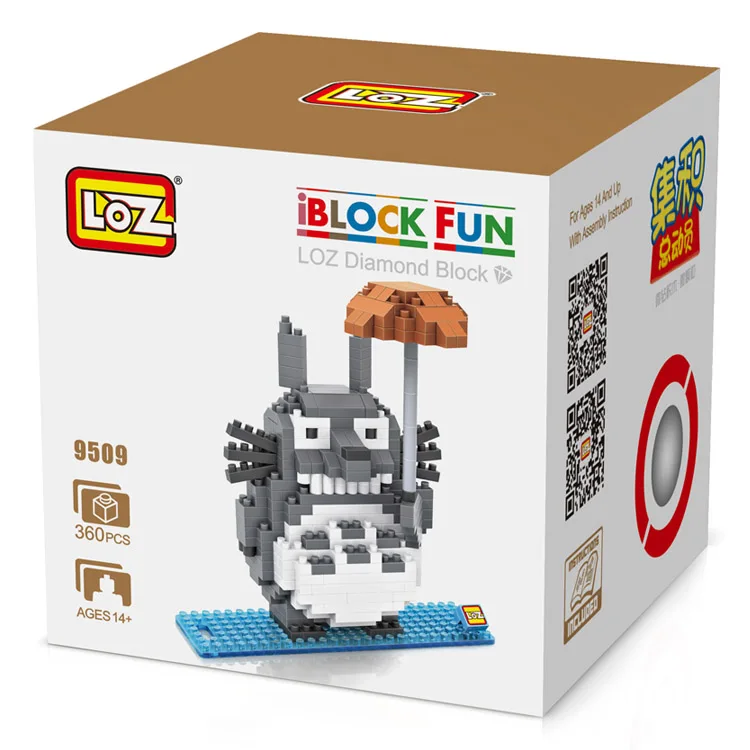 LOZ 360pcs Japan cartoon Totoro collection nano block for sale