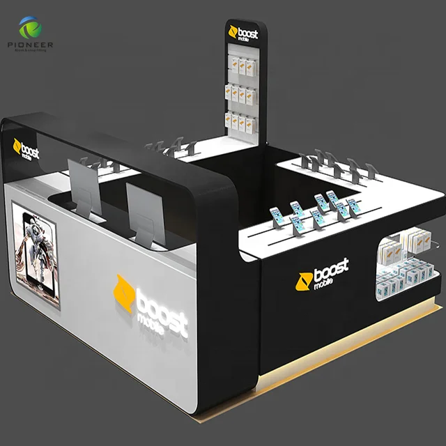 Pioneer Mobile Cell Phone Shop Repair Display Counter Design