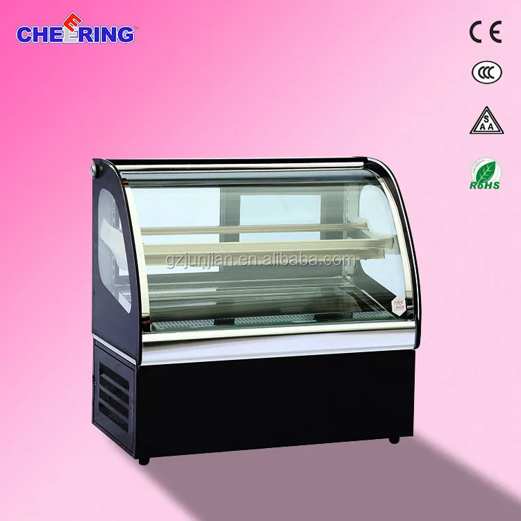 Japanese Cake showcase Glass Refrigerator /(CSR480) Three Deck square Marble Cakes