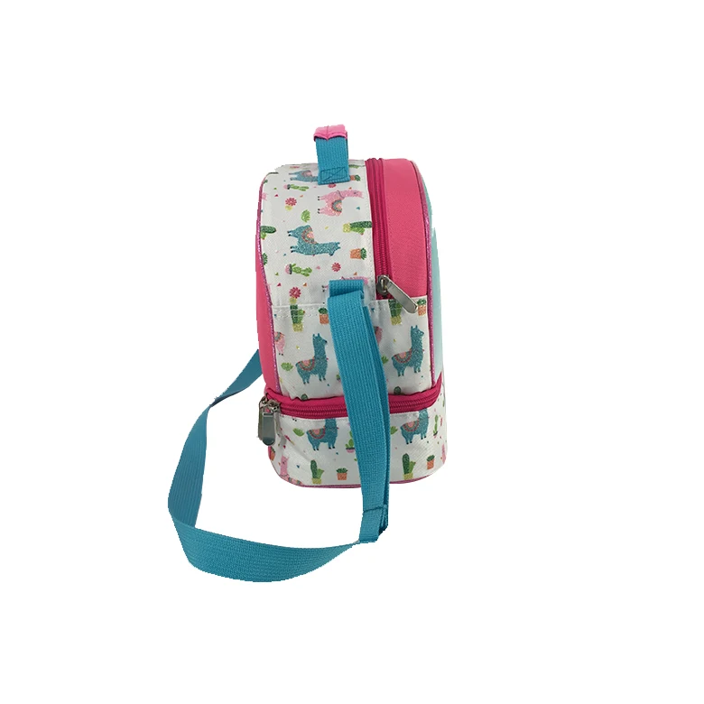 Hot sale custom fashion reusable polyester kids custom soft lunch factory customization comfortable cooler bag