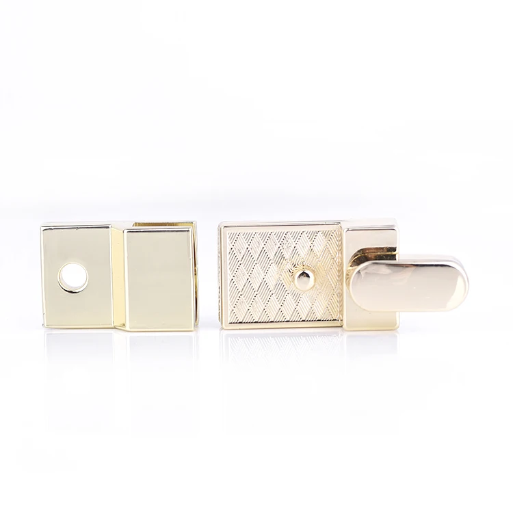Top Selling Metal Accessories For Ladies Handbags Leather Bag Metal Lock Buckle