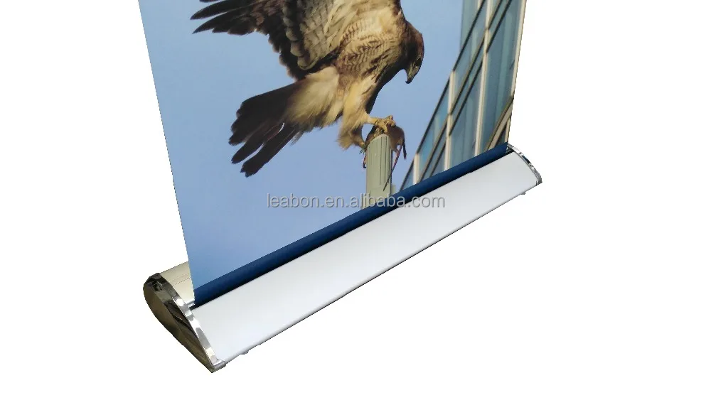High quality aluminum retractable roll up banner stand for advertising