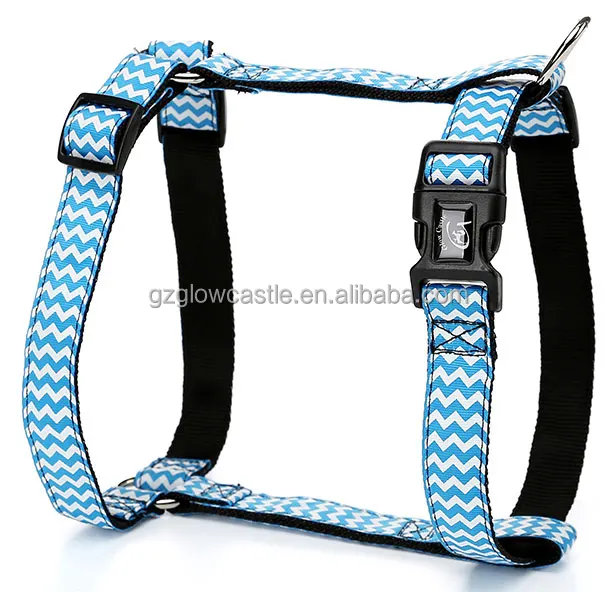 Australia Hot Selling Chevron H Shape Pet Harness 6 Colors, 4 Sizes