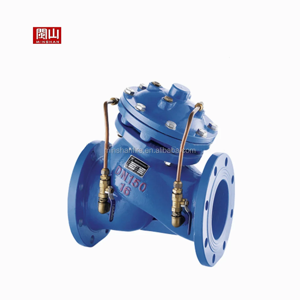 Piston Hydraulic Control Valve Hydraulic Piston Adjustable Reduced Pressure Regulator Control Valve Standard Water High Pressure