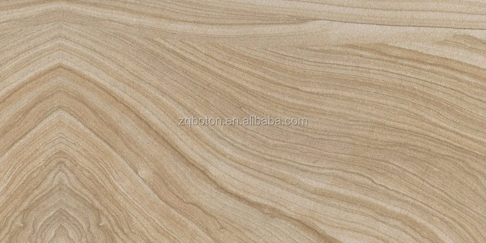 
Chinese Natural Wood Texture Yellow Sandstone Slabs for Wall Decoration 