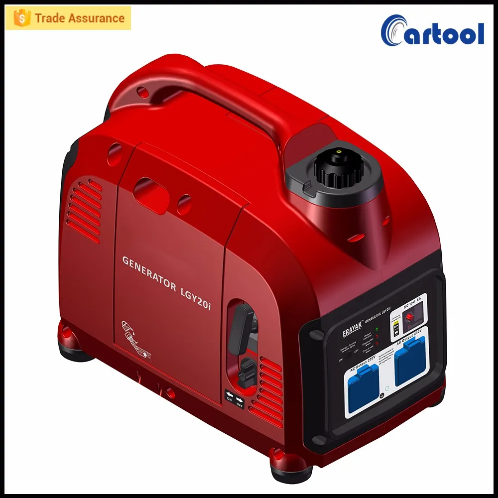 1.0 KW gasoline portable silent single phase AC Out put type alternator generator 110v 230v