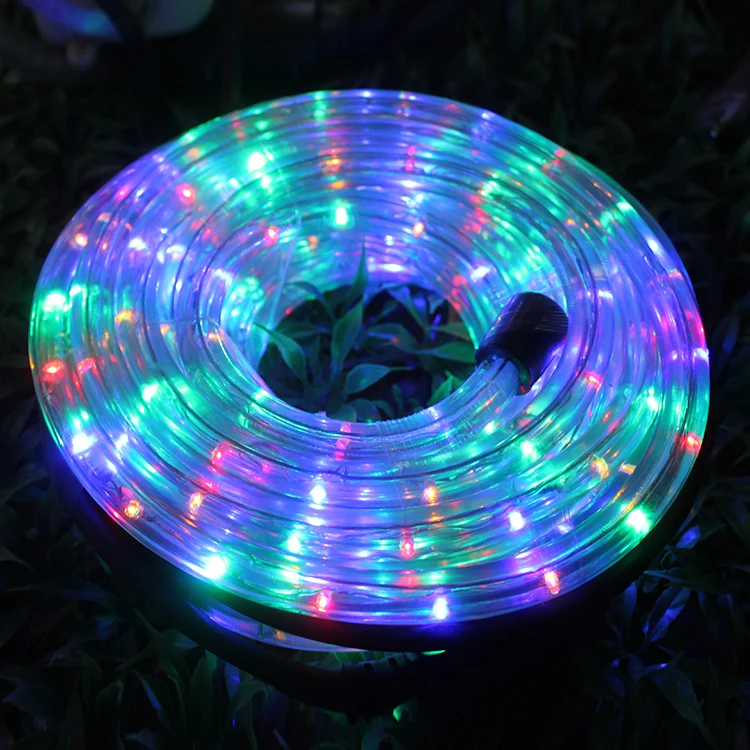 2020 PVC Multicolor Bicycle Decorative Light Led Working Lights Flat 3 Wires LED Rope Light