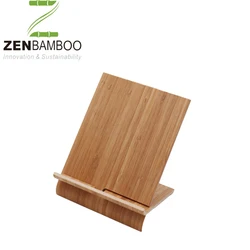 Natural Bamboo stand for mobile phone,tablet pc