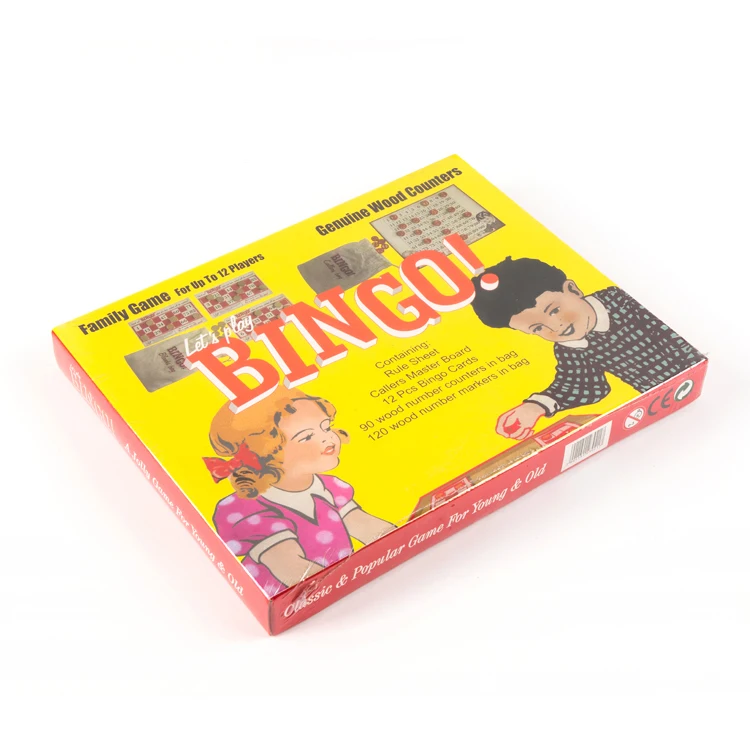 Professional Manufacture Bingo Lotto Toy Wooden Bingo