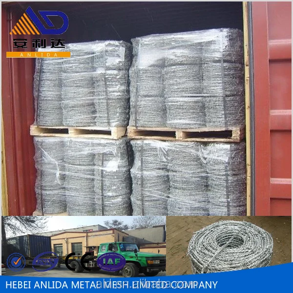 2020 Cheap price  Galvanized Barbed Wire Manufacturer in China ISO for sale