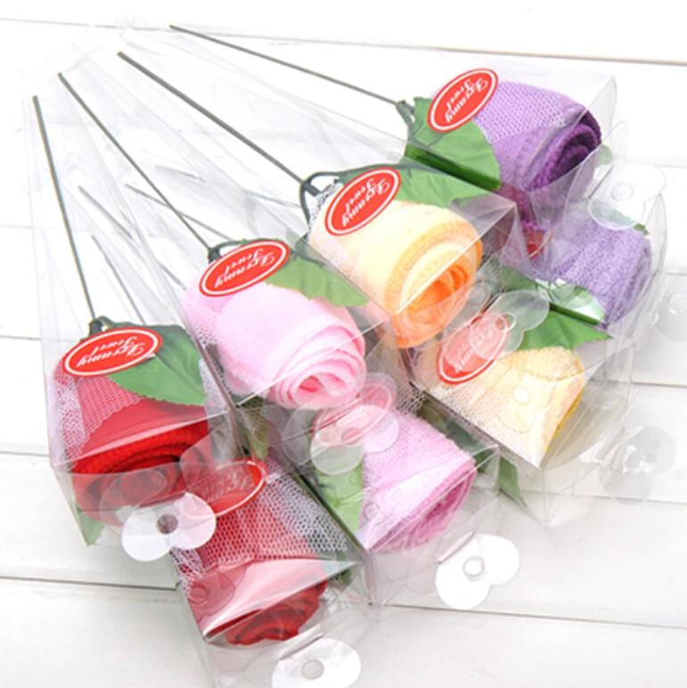 
Rose flower shape towel cake,cake towel,Rose Towel For Wedding Rose Flower Shape Towel Cake promotion Towel Gifts 