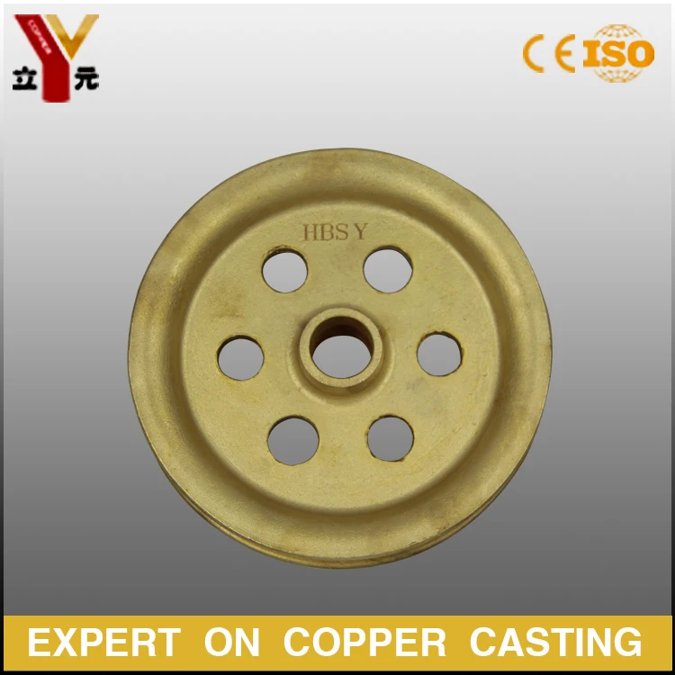 
Precision casting brass railway wheel 