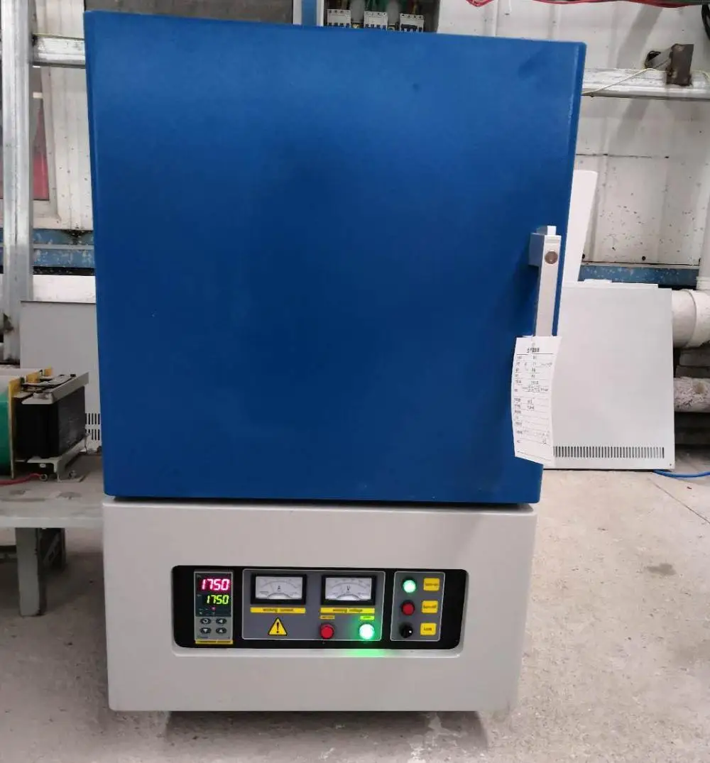 1750 Degree Operating Laboratory Sintering Muffle Furnace For Ceramic Zirconia Gem Nano Materials Heat Treatment