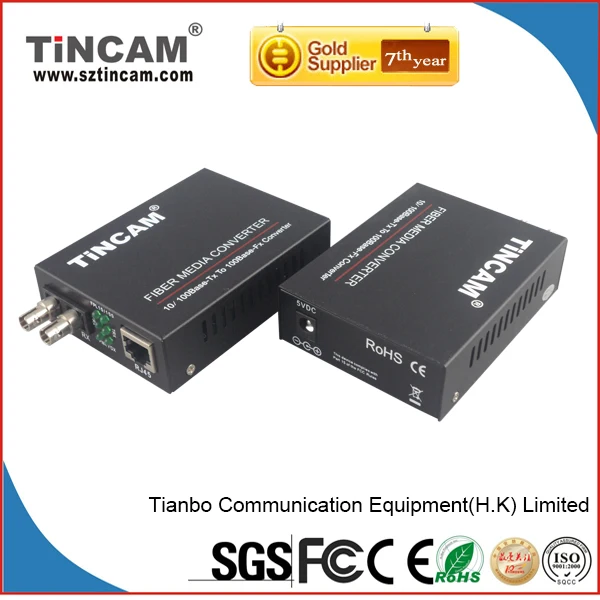 Волоконно-Оптические Media Converter 10/100 Мбит RJ45 Multi-режим 850nm/1310nm/550 М Дуплекс Волокна ST Порт Конвертер