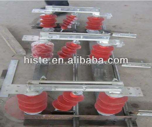 Высокого напряжения трехфазный открытый разъединитель с земли