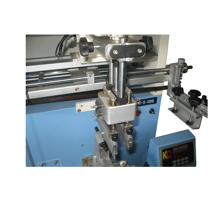 Semi-Automatic High-Speed Screen Printer Machine for Oval Glass Bottles round Wristband Label Printer with Core Engine Component