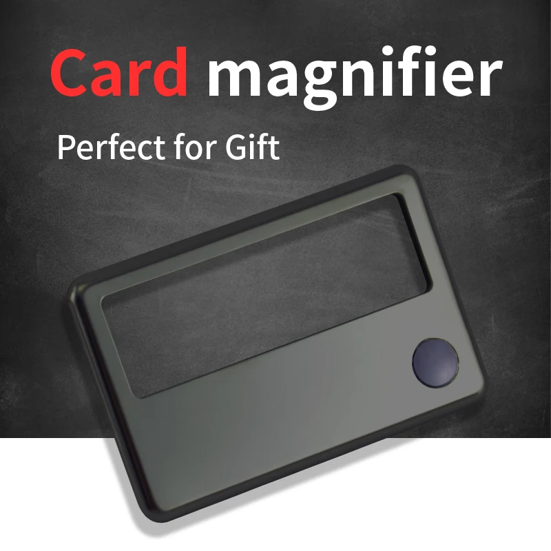 OEM/ODM Screen Card  Magnifier  Glasses with Led Lamp with UV Light Flashlight Magnifying