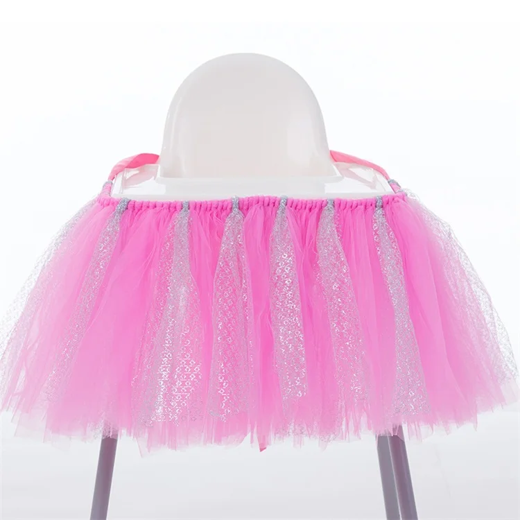
Net Yarnc Party Decoration Tutu Chair Table Skirt 