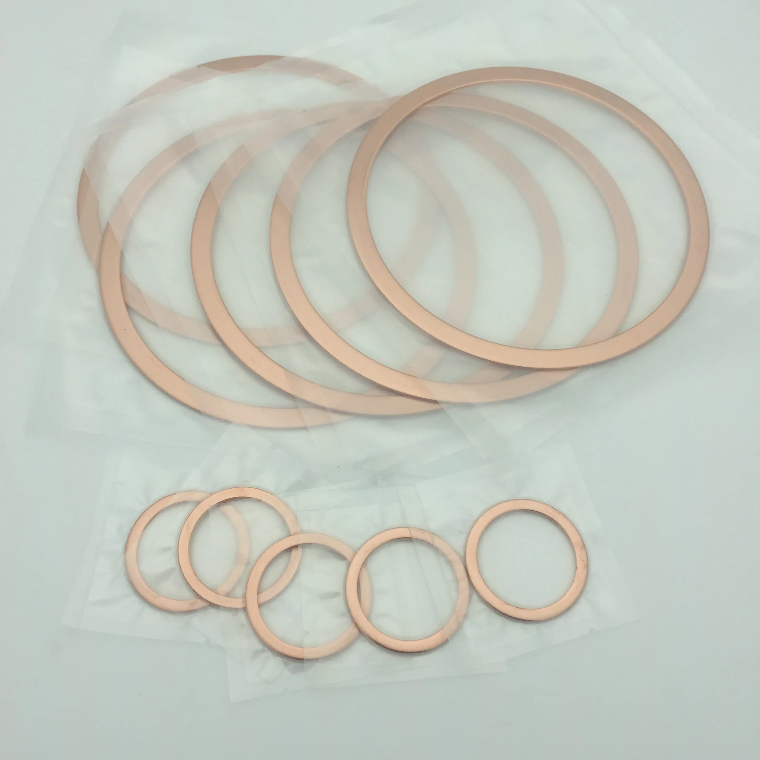 CF Copper Gasket Conflat for Vacuum Pipe Connection