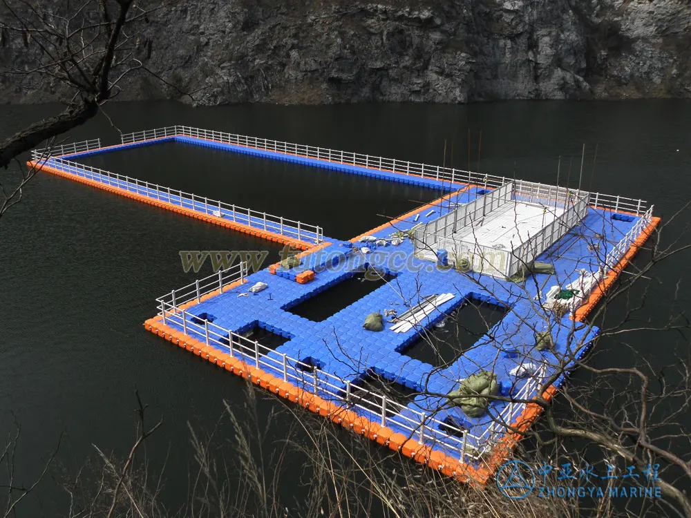 Modular Floating Pontoon System Swimming Pool Float Dock Bridge Platform