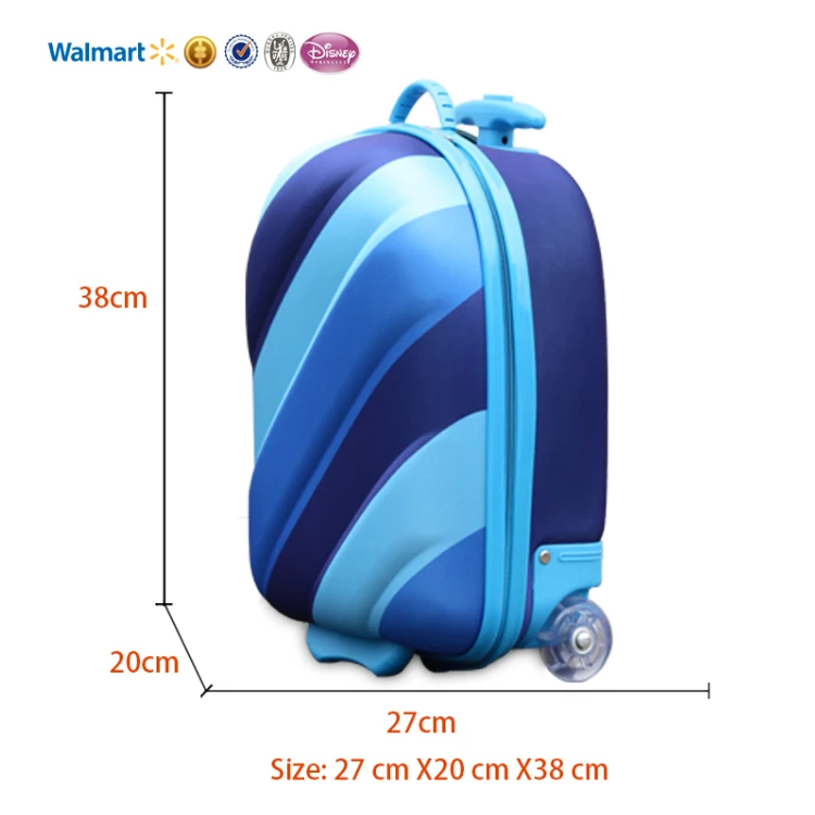 new design oem best quality kids eva travel child vintage suitcase luggage with removable wheels
