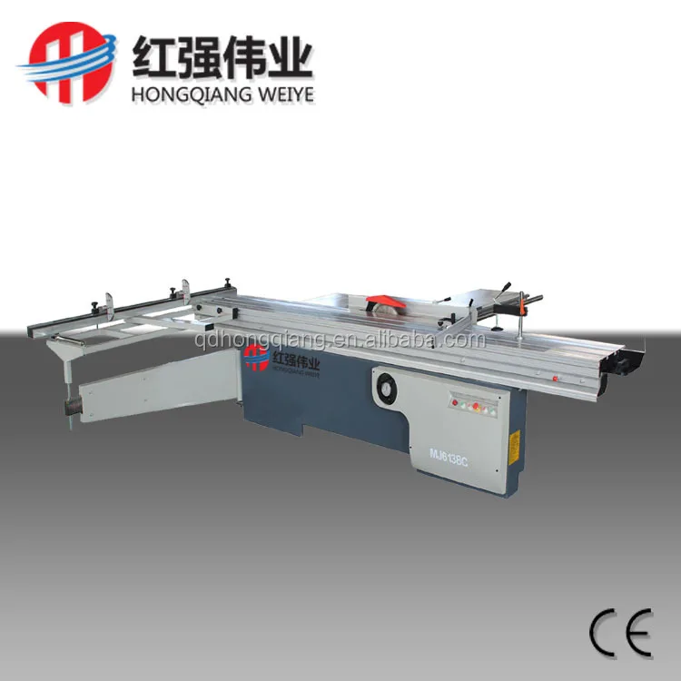 3800mm cutting length  Wood working panel saw with sliding table 45 degree double motor