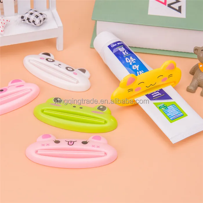 Cute Animal multifunction squeezer / toothpaste squeezer Home Commodity Bathroom Tube Cartoon Toothpaste Dispenser