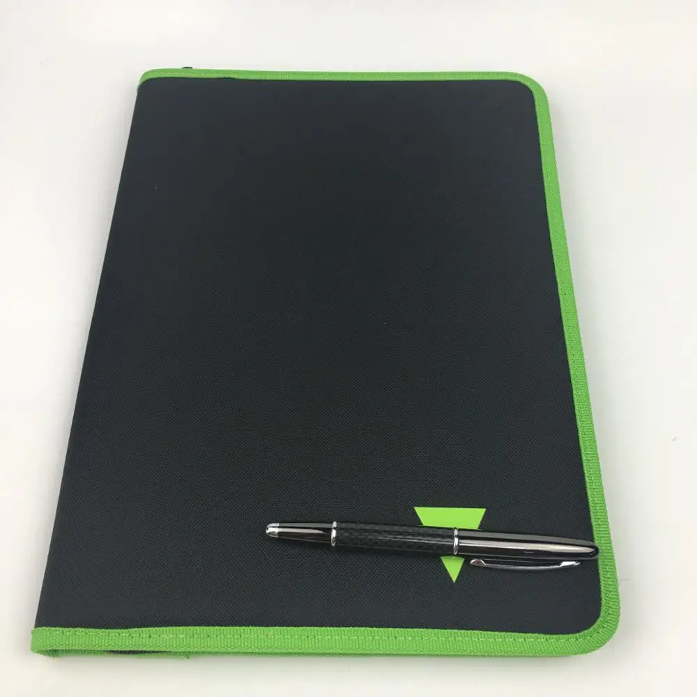 Wholesale Classic design nylon business document holder zipper portfolio document bag laptop sleeve felt A4 file folder
