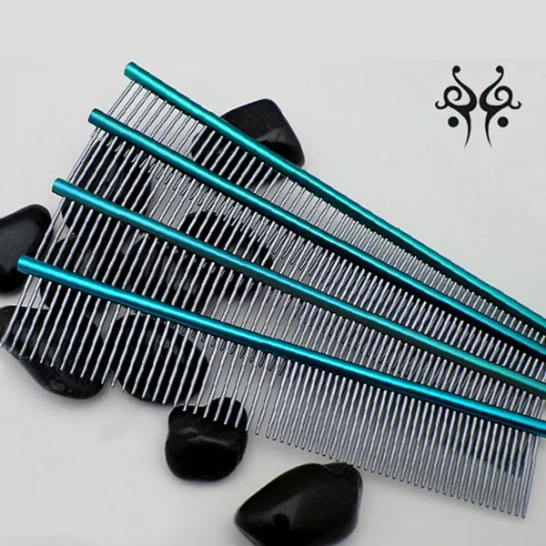 Stainless Steel Dog Comb Pet Comb Metal Lice Comb For Grooming