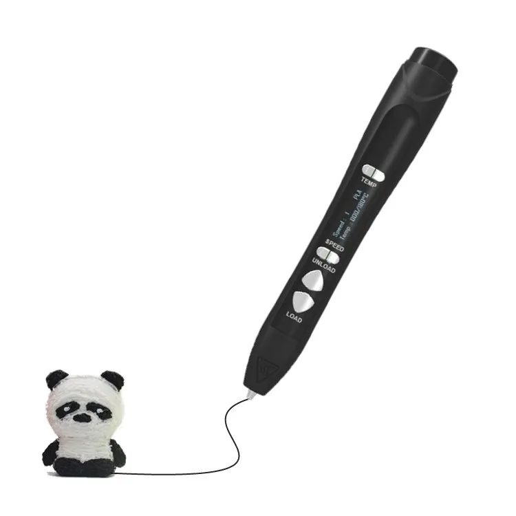 Christmas gift intelligent 3D pen drawing kit with 5 speed adjustable