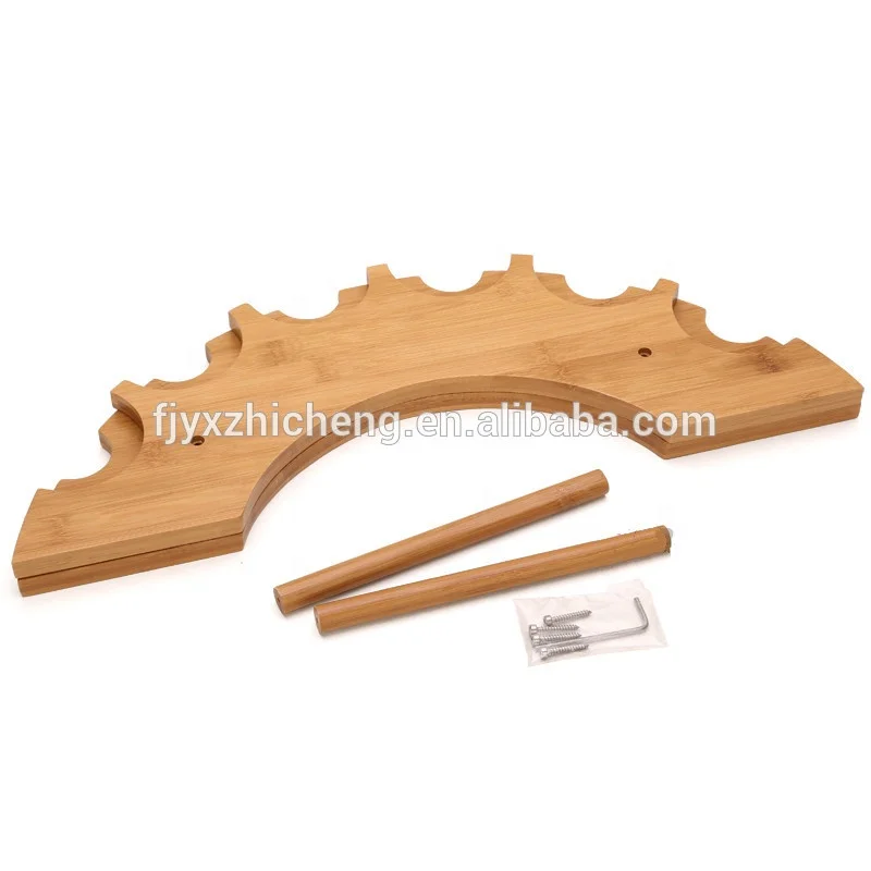 Bamboo Wine Rack, Classic Style Wine Bottles Holder Display Shelf Simple Wine Stand Wine Cabinet for Bar, Wine Cellar