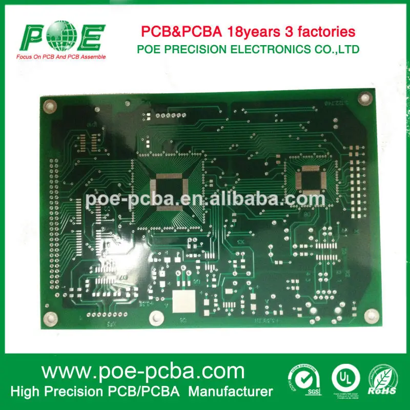 многослойных 94v0 fr4 промышленных управления печатной платы