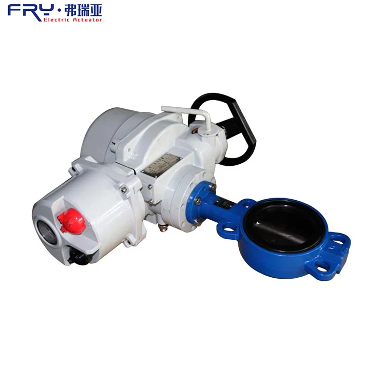 D971X-16Q DN50 Electric Operated Wafer Type EPDM Butterfly Valve