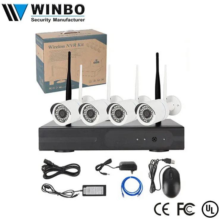 Long Distance Wi-Fi Security Camera Kit Wireless Home Security Camera