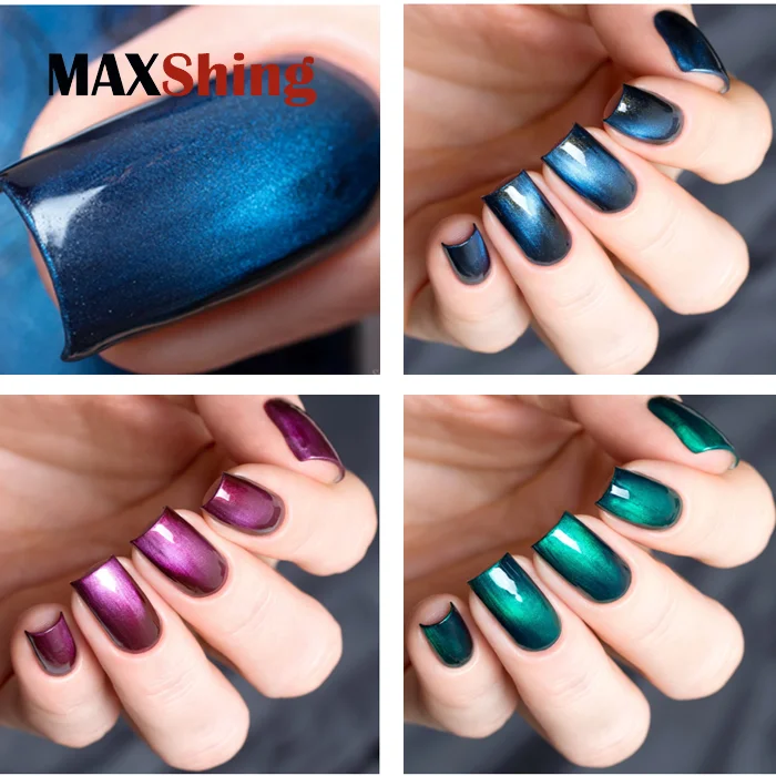 Nail polish pigment powder 3d cat eye magnet nail powder pigment