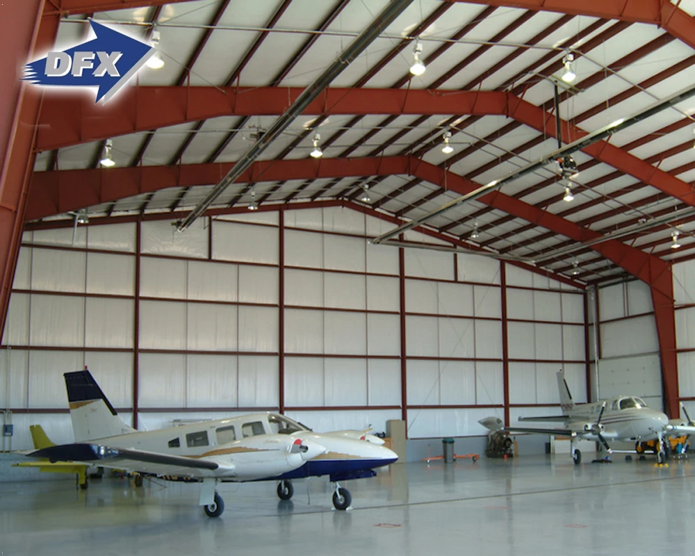 DFX competitive price steel structure portable aircraft hangar