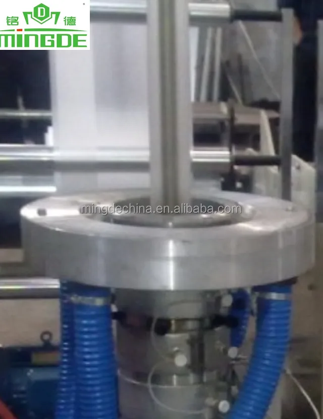 Nylon plastic shrink film wrapping blowing machine low pressure Hdpe high-density polyethylene blown film extruder machine