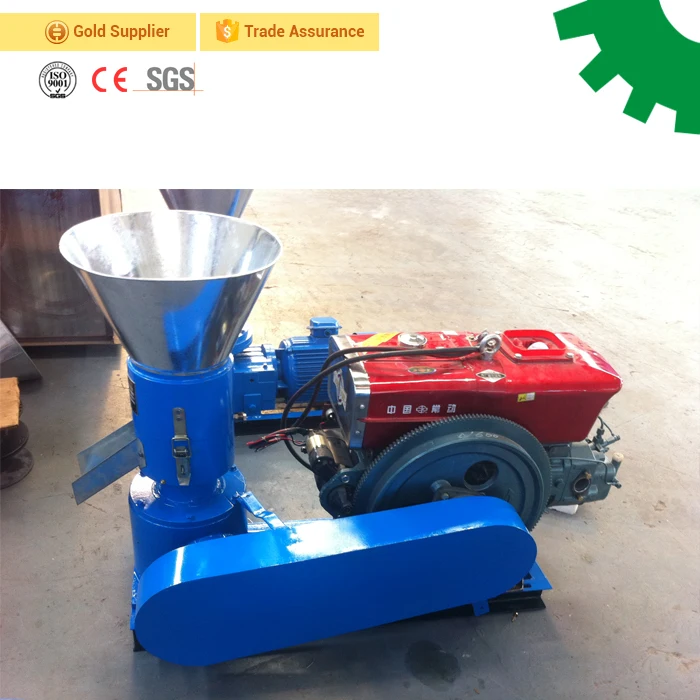  GEMCO home farm use extruder flat die small scale feed processing machines mini pellet wood mill